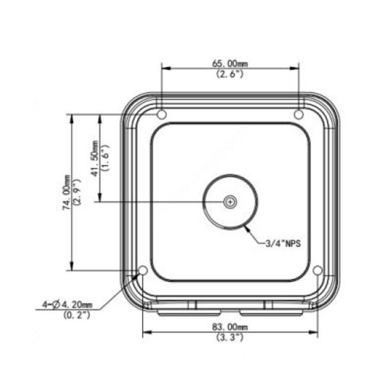 Alibi Junction Box ALI-JB06-A-IN – American Security Camera Company