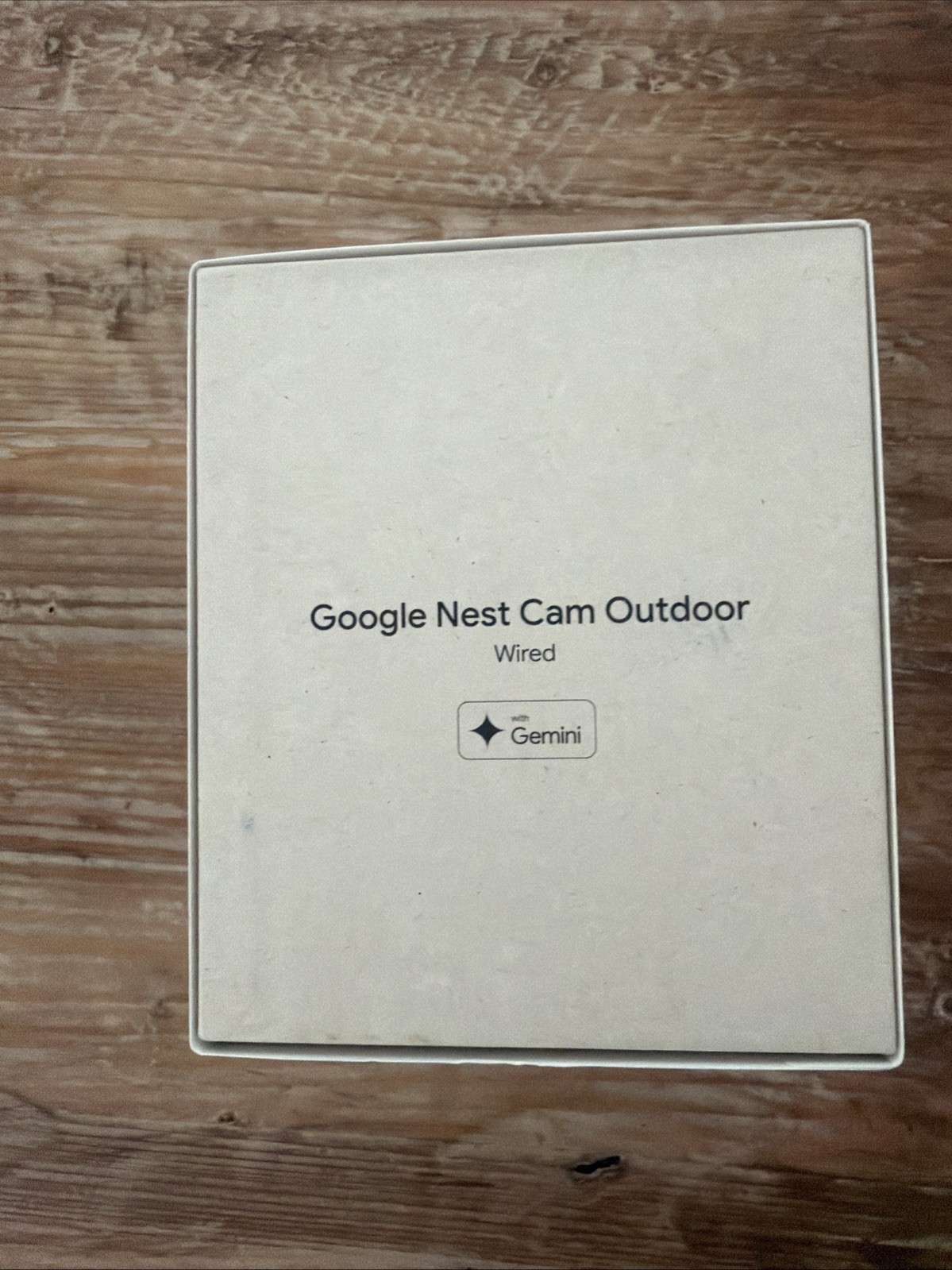 Google Nest Cam Outdoor. Wired power + WiFi signal, 2nd Gen.
