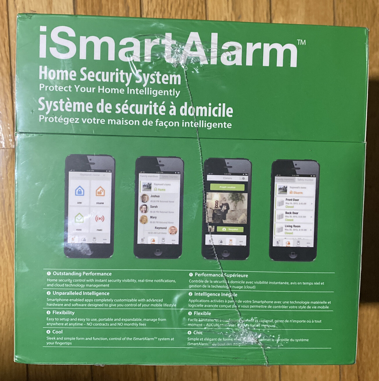 New Sealed! iSmart Alarm Deluxe Home Security System Wireless