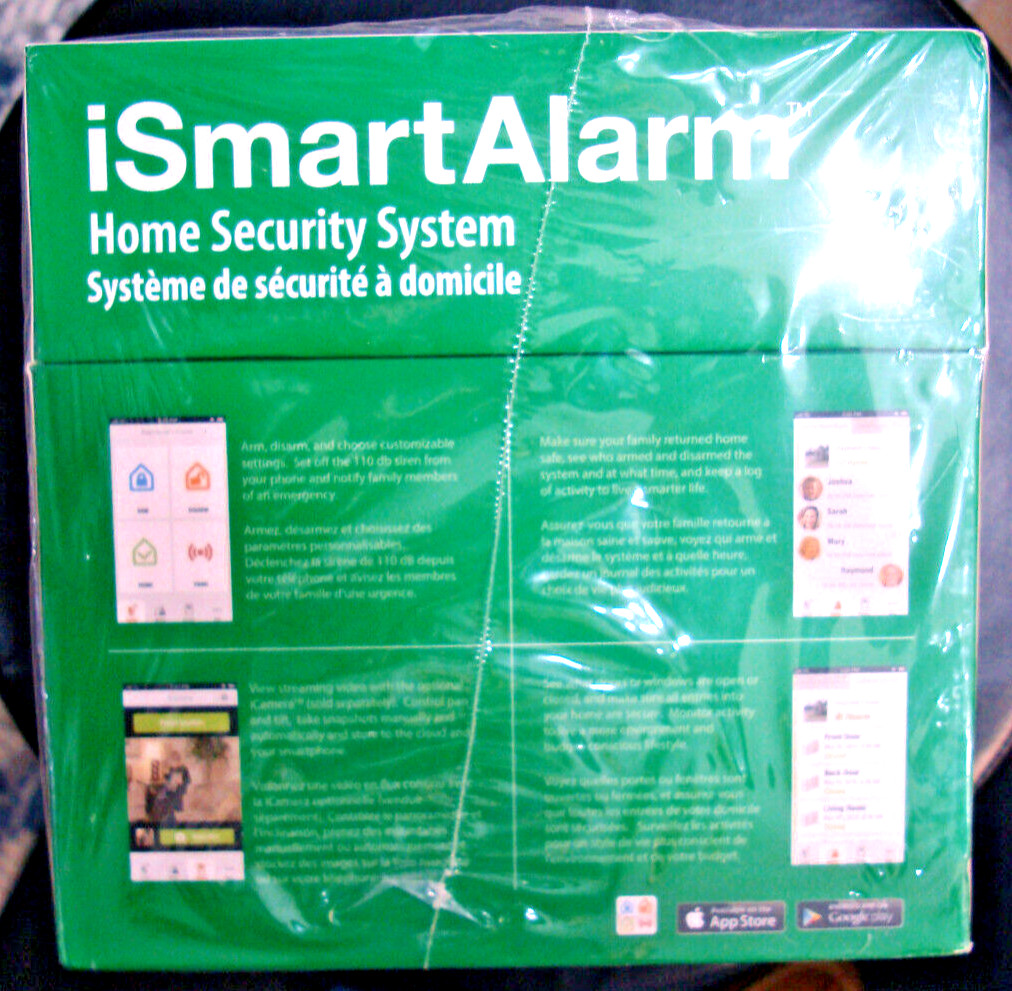iSmartAlarm Home Security System – Preferred Package – SEALED In Original Wrap