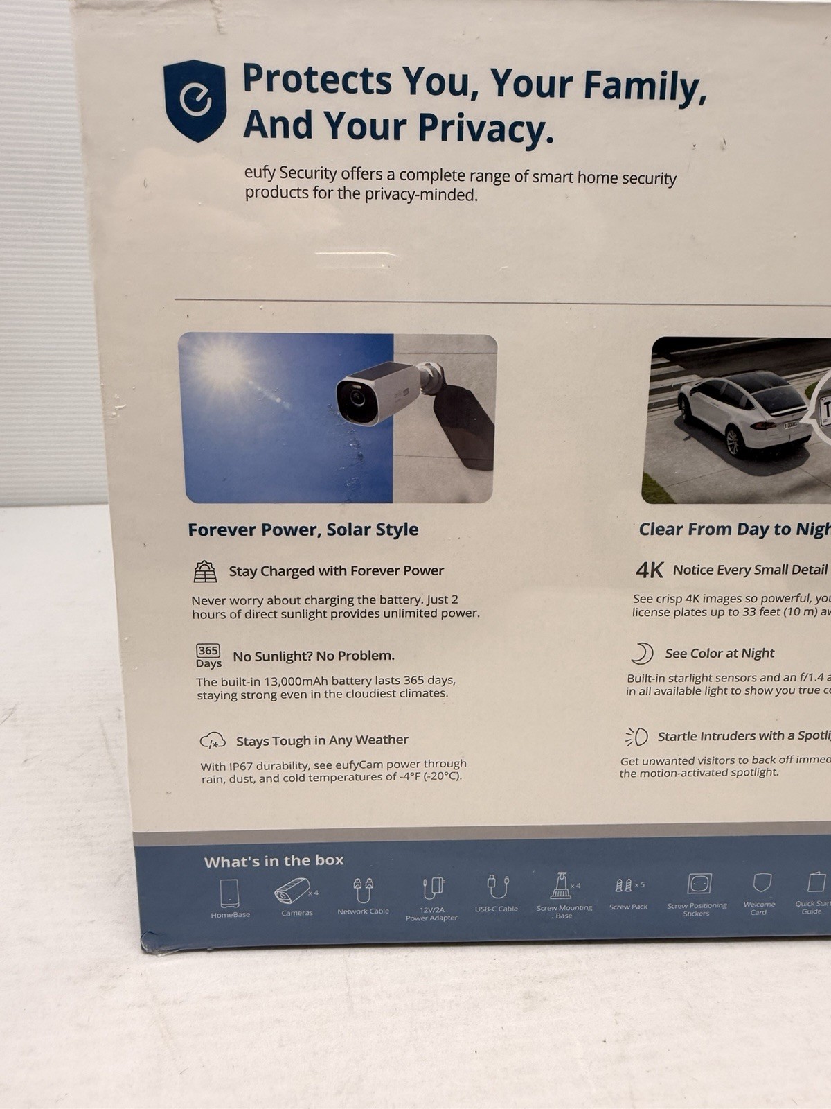 Eufy Security S330 EufyCam 3 4K 4x Wireless Outdoor Solar Camera + HomeBase