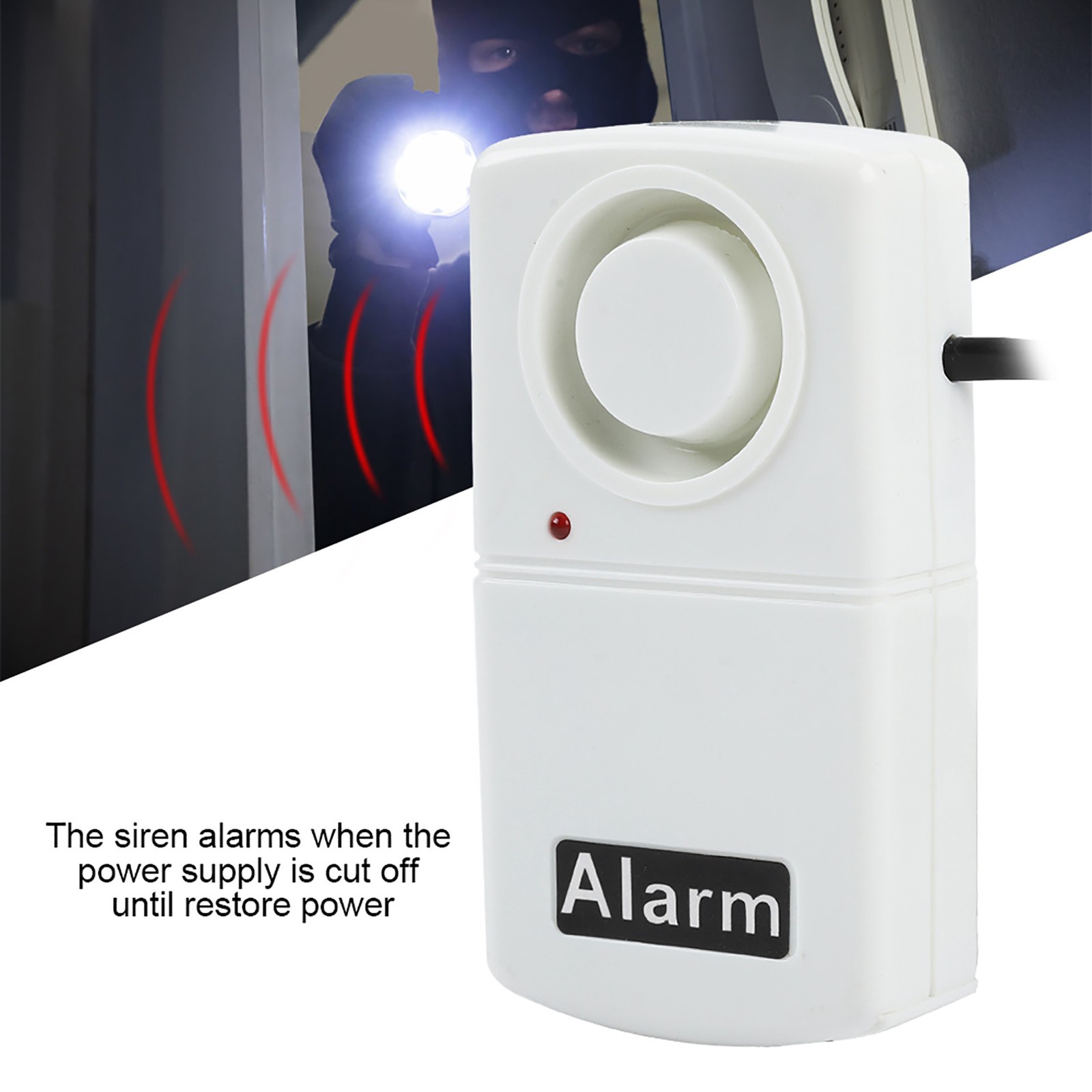 LED Power Failure Alarm Siren For Outage Warning Recommended