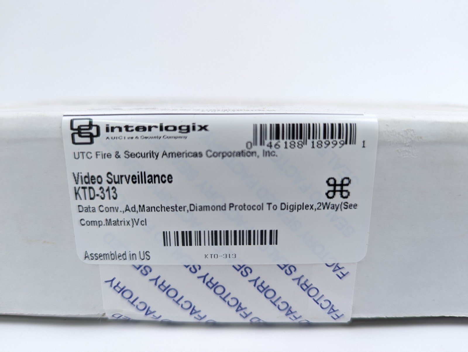 Interlogix KTD-313 Data Converter AD Manchester Diamond Protocol to Digiplex