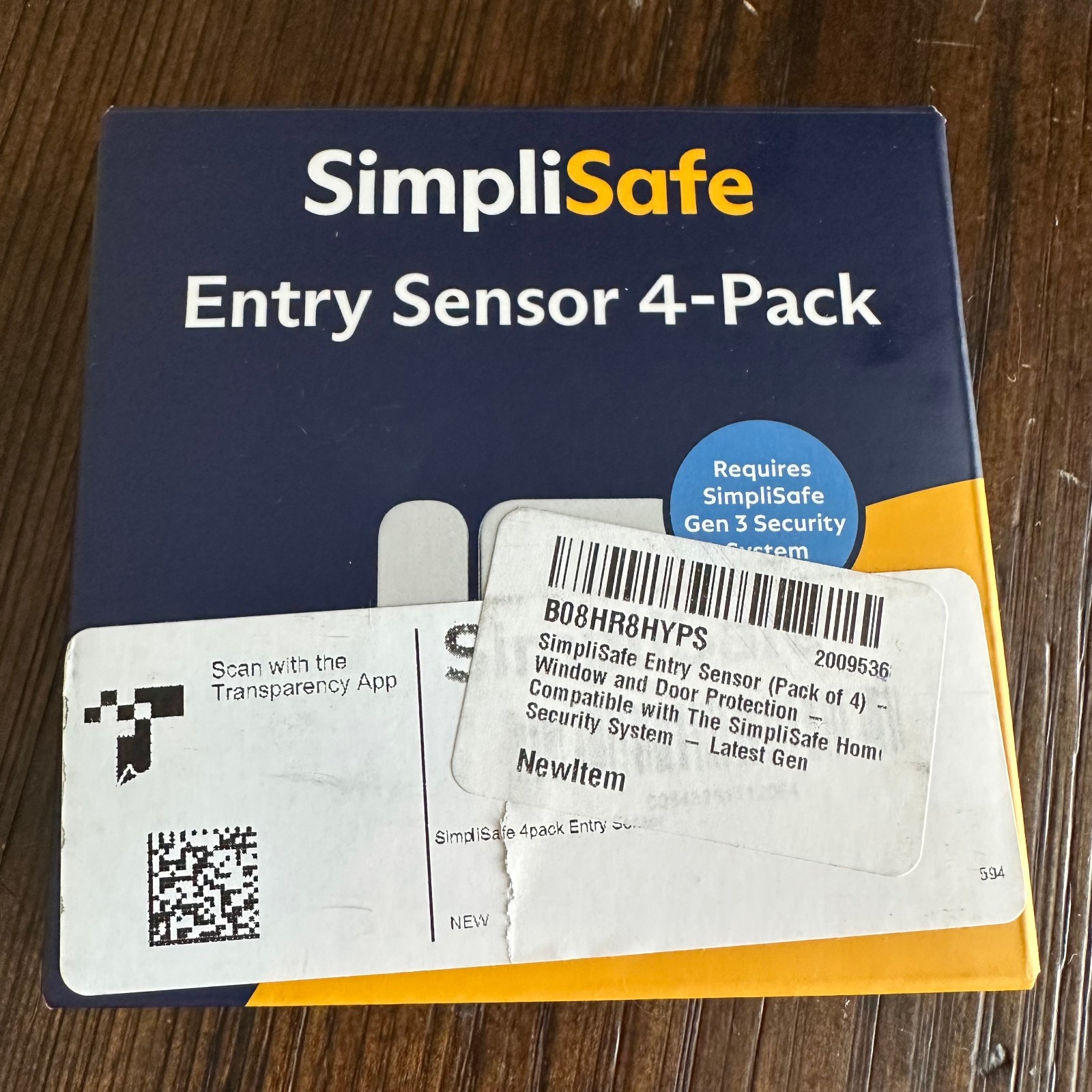 SimpliSafe Gen 3 Security System BS3W KP3W 6 Entry Sensors Wireless New OPEN BOX