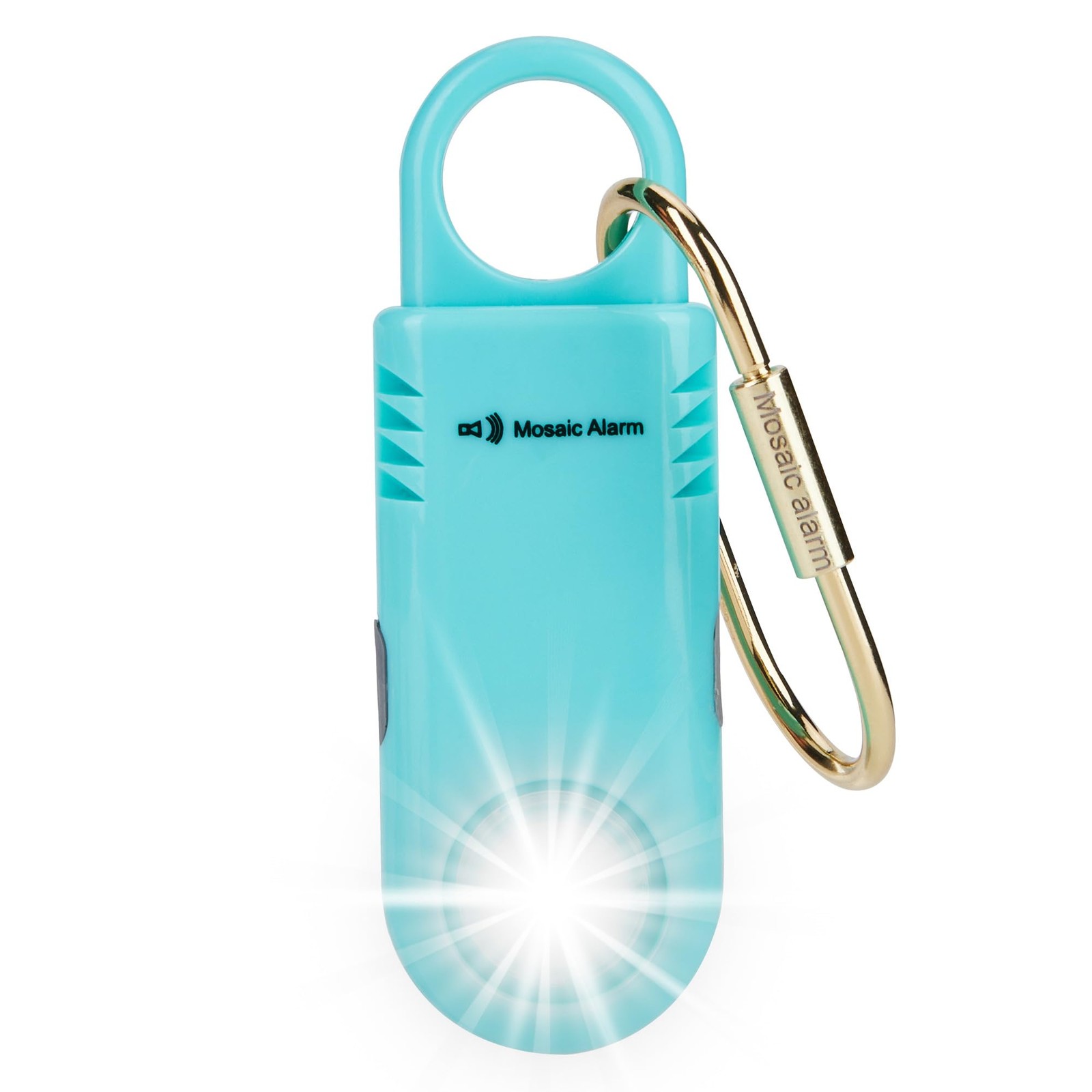 135dB Rechargeable Mutual SOS Paging Personal Alarm Non Slip Grip Keychain Si…