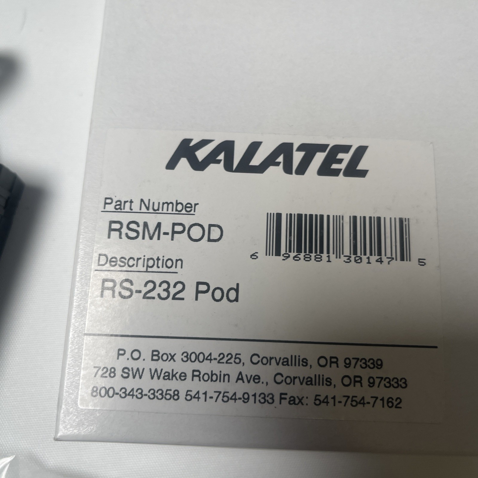 New Kalatel RSM-POD Module RS-232 POD