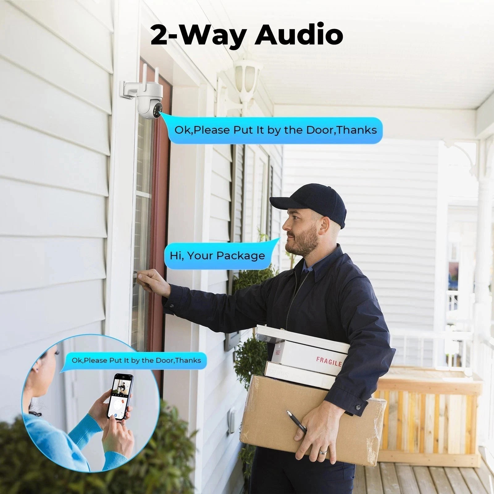 Wireless Solar Powered Security Camera System Outdoor 4MP PTZ Cameras NVR HDMI