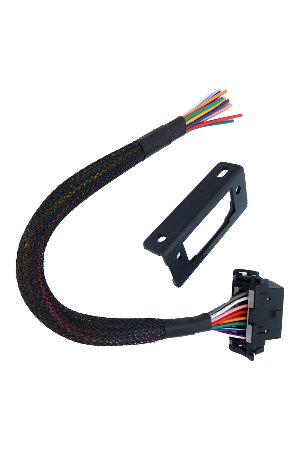 OBD2 J1962 Female to Open Pigtail Cable Bracket Obdii Port Replacement Cable 1Ft