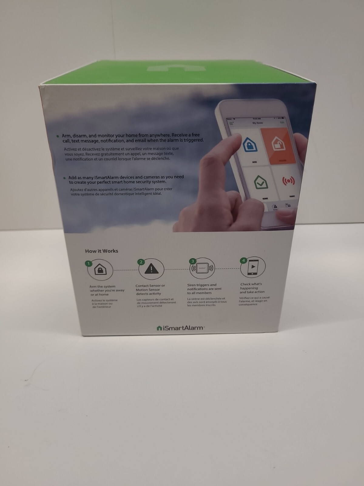 ISmart Alarm Smart Home Security System Starter Package New Open Box