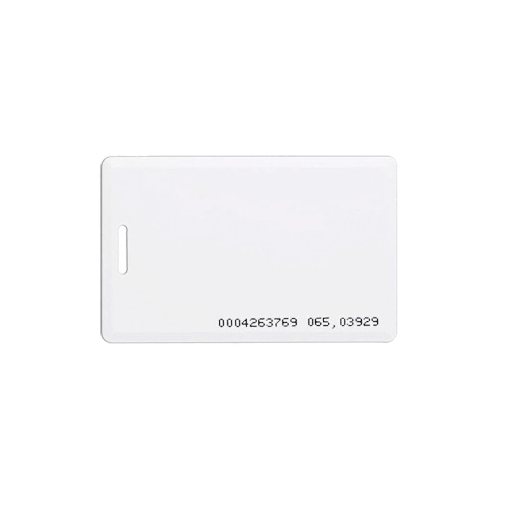 Clamshell 2MM Thickness 125KHZ EM4100/4102 RFID Access Control System card 50pcs