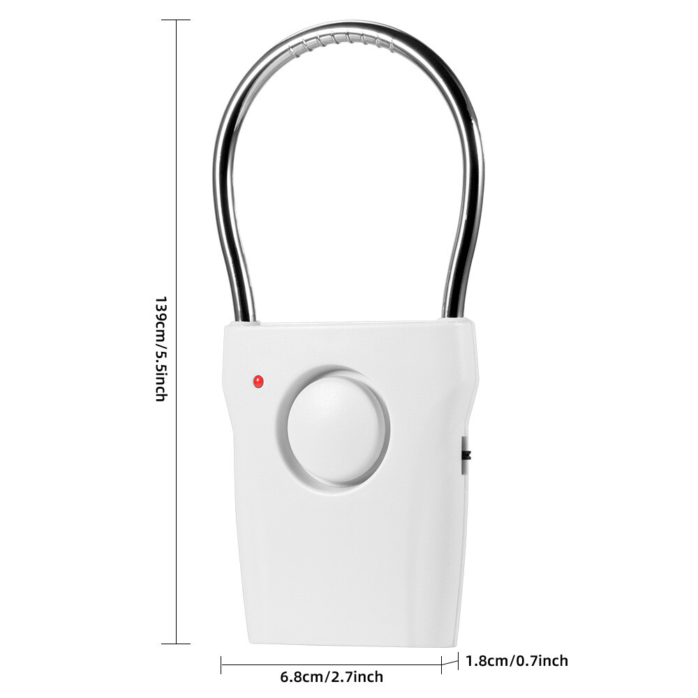 2X Touch Sensor Door Handle & Window Burglar Alarm Anti-Theft Alarm System 120dB