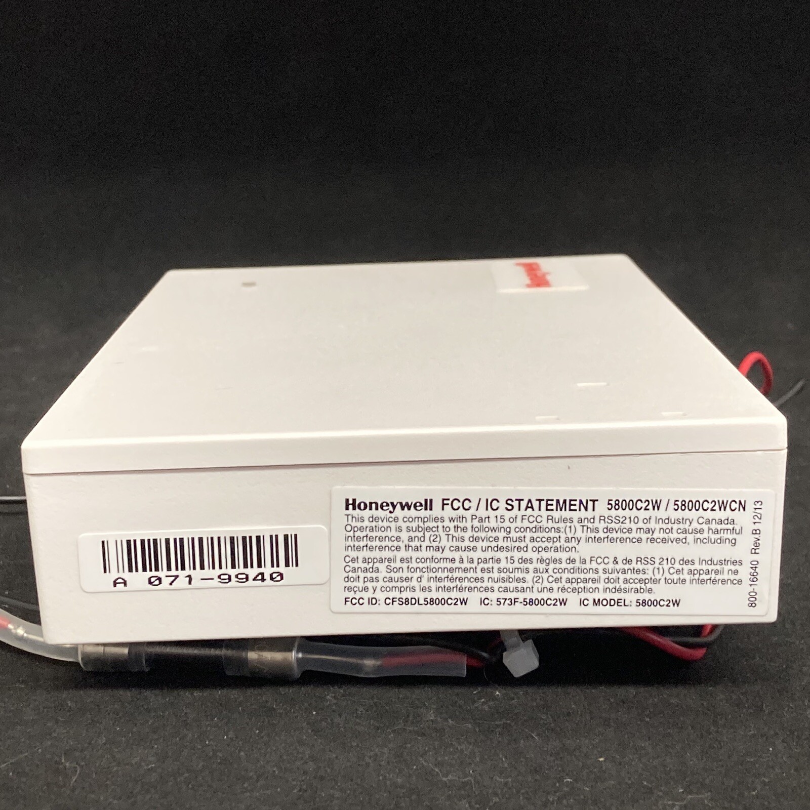 Honeywell 5800C2W / 5800C2WCN Hardwared to 5800 Wireless Converter UNTESTED