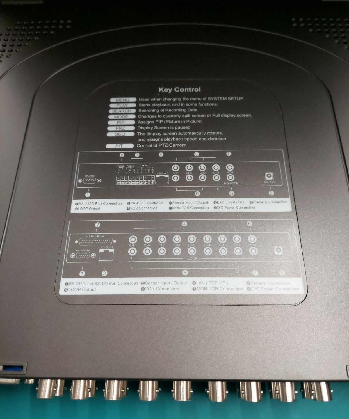 15″ GEN IV TECHNOLOGY LCD Monitor with DVR Model AIO 800