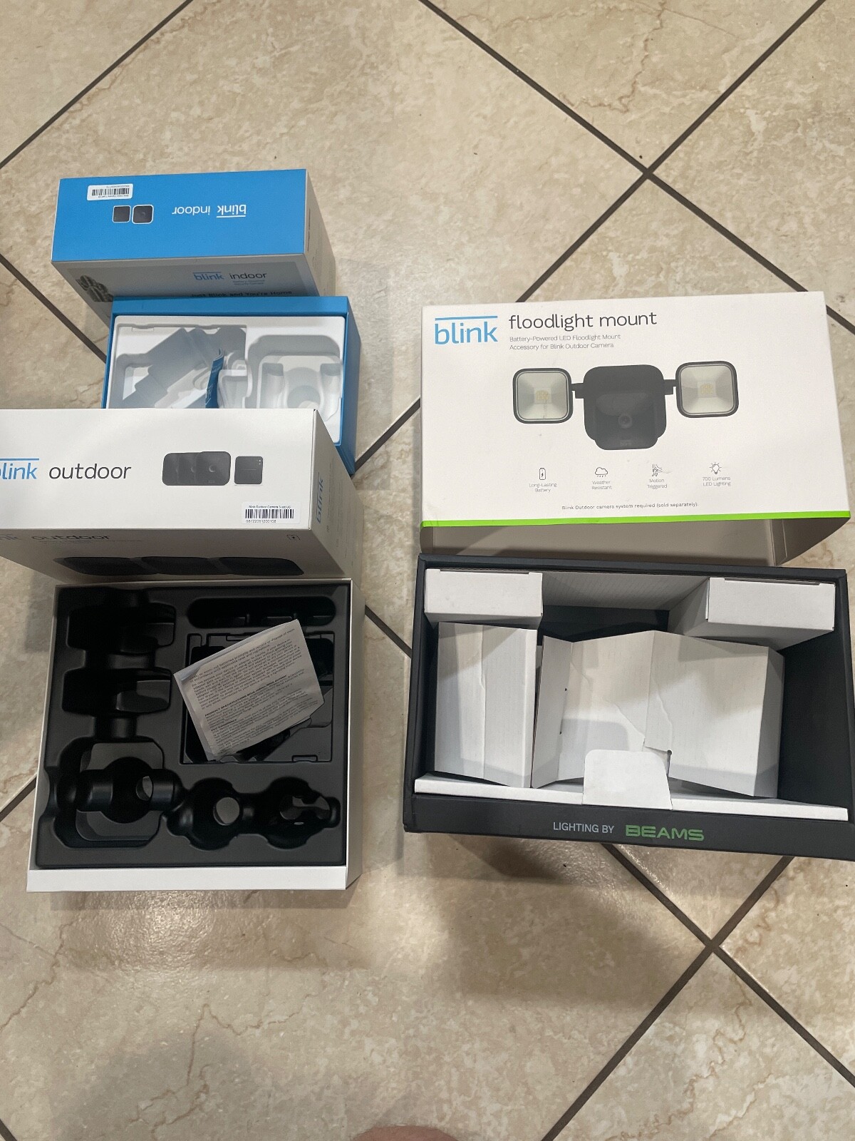 EMPTY BOX ONLY Blink XT Security Wireless Camera System Outdoor