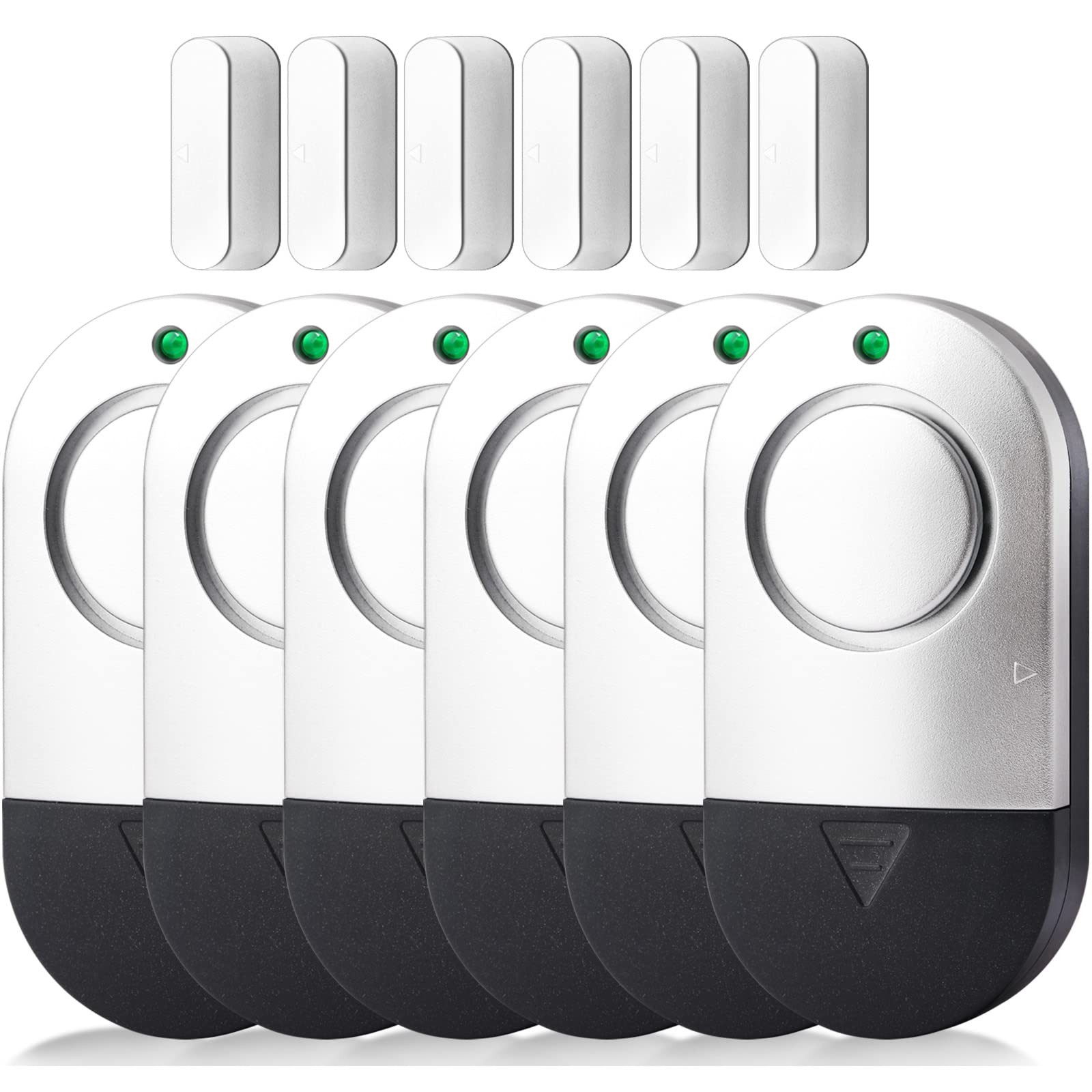 Door Window Alarm, 120DB Alarms for Home Security, Silver gray