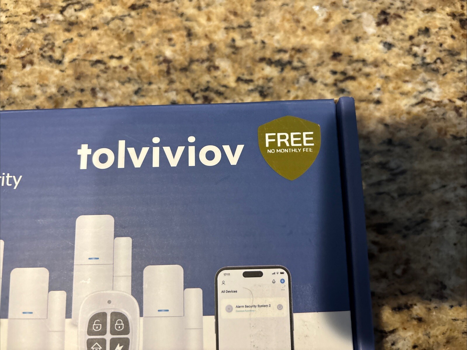 Tolviviov DP-W2 Smart Home Alarm Security System White Wireless (8-Piece Kit)