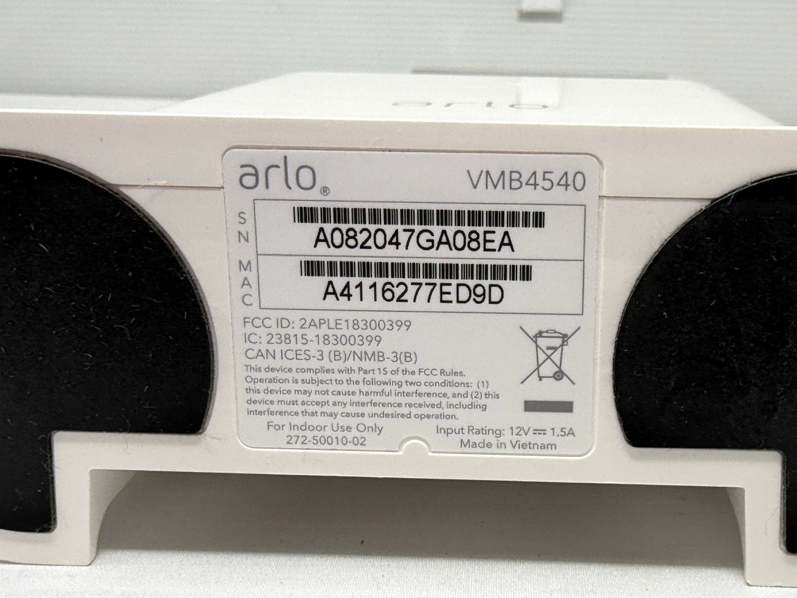 Arlo VMB4540 Smart Hub Base Station for Pro, Pro 2, Pro 3, 4K Ultra, Ultra 2