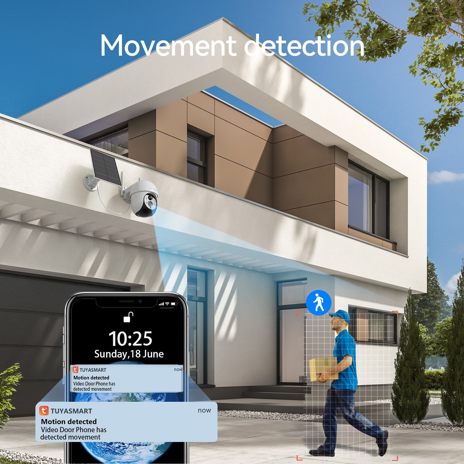 4MP Solar Wireless Security Camera System Outdoor WiFi Cameras NVR with Monitor