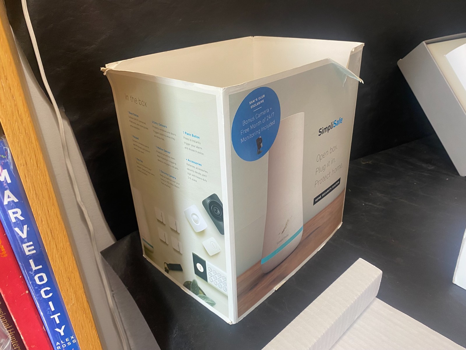 Simplisafe Home Security System white camera sensor keypad receiver etc