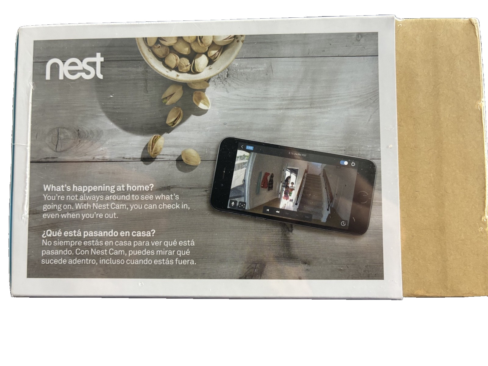 Google Nest NC1102ES Cam Indoor Security Camera 1st Gen – Black – New & Sealed