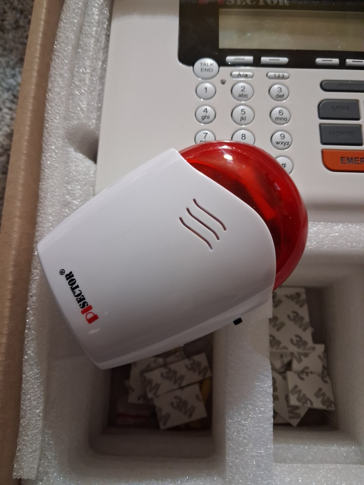 Pisector Wireless Security Alarm System – Open Box – Missing Sensors & Adapter
