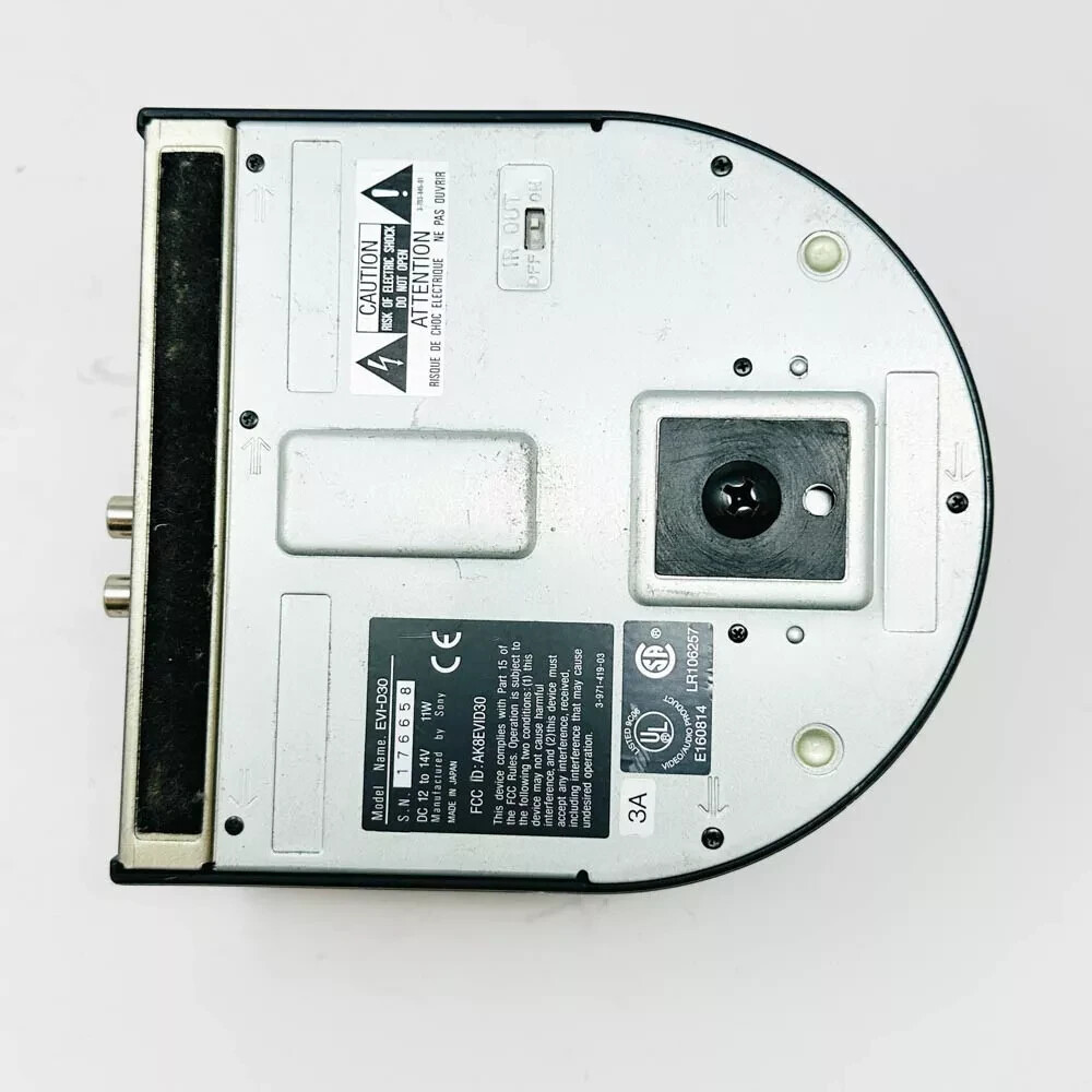 Sony EVI-D30 Pan-Tilt CCD Camera, 12x Variable Zoom f/1.8 5.4-64.8mm