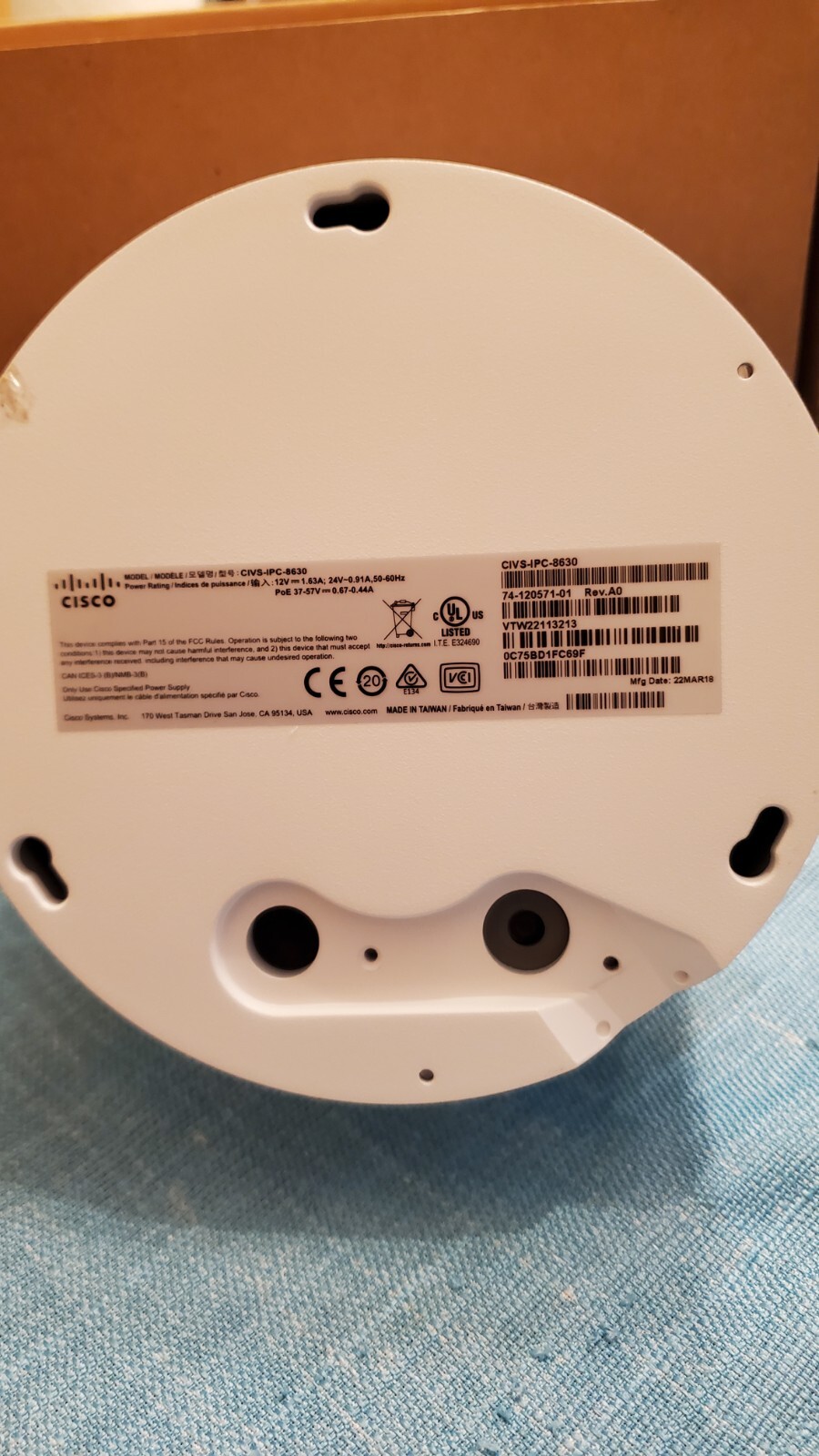 New Cisco CIVS-IPC-8630 Dome 1080p IP Outdoor surveillance Camera, WDR Pro