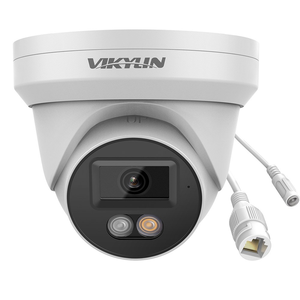 Vikylin 8ch CCTV System 5MP Camera Full Color IR Audio Outdoor 4k 8 POE NVR Lot