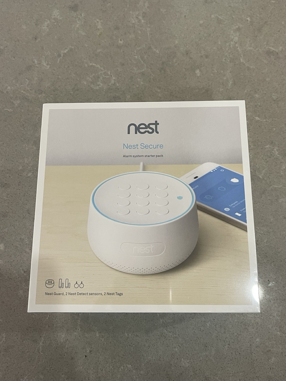 ⚡Nest H1500ES Secure​ ​Alarm​ ​System​ ​Starter​ ​Pack, White BRAND NEW SEALED⚡