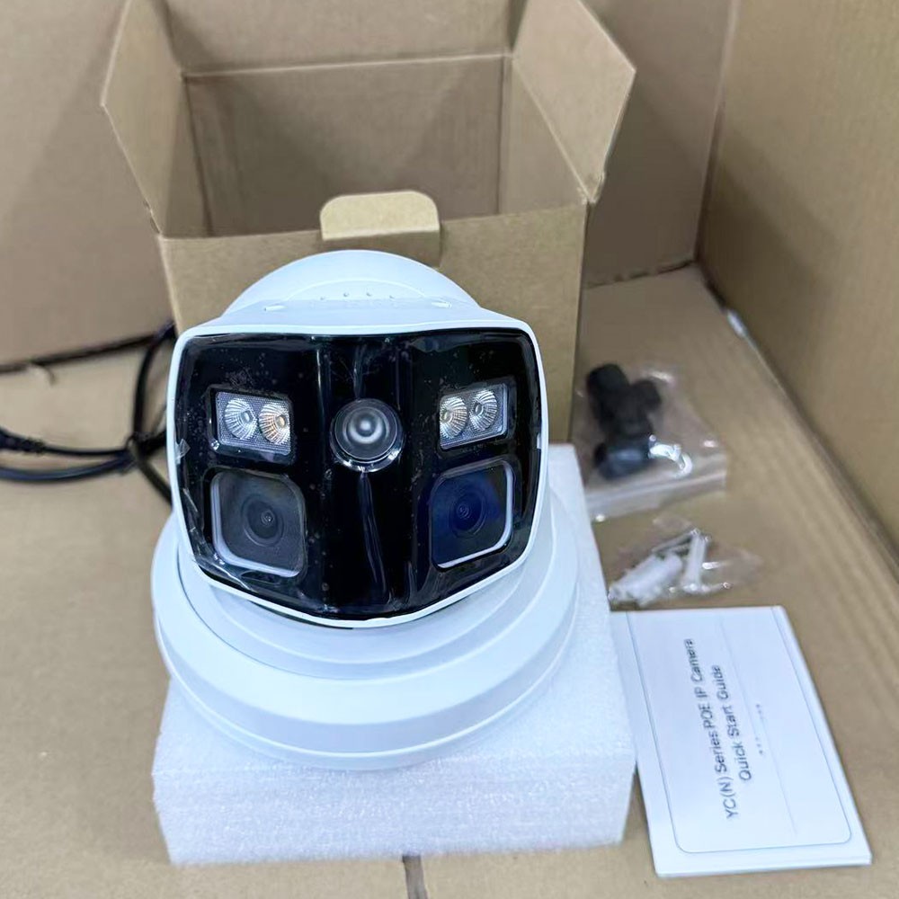 Vikylin 4K 16ch 16POE CCTV System 8MP 180 degree Full Color IR Camera Audio Lot