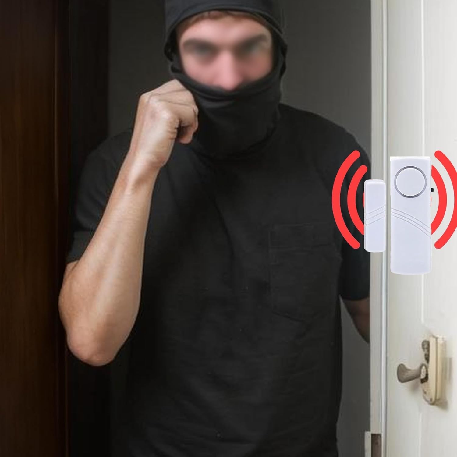 110dB Window Door Alarm Pack – Effortless Installation for Home Security