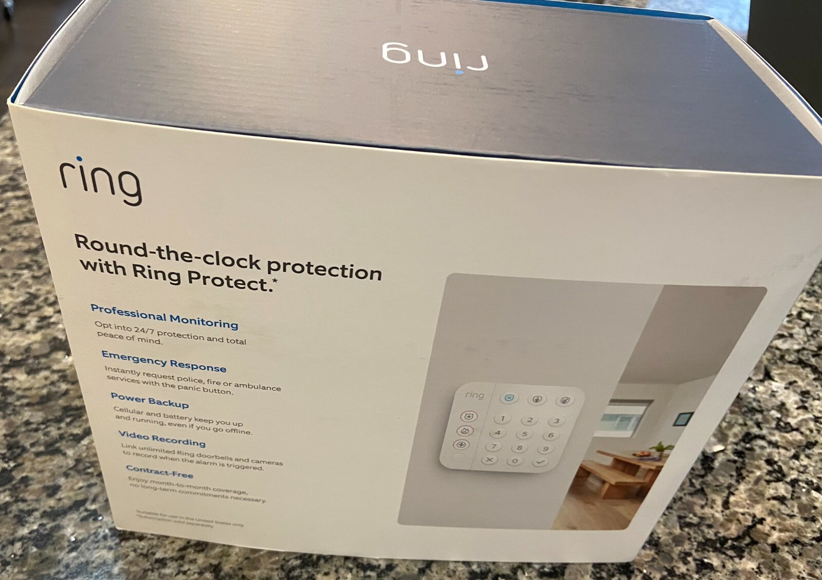 Ring Alarm 8-Piece Security Kit – White (4K18SZ-0EN0)