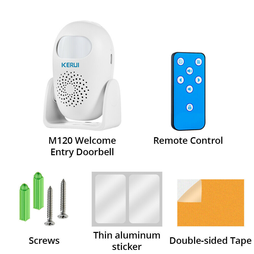 New Home Security Welcome Entry Doorbell Wireless Alarm Motion Sensor Detector