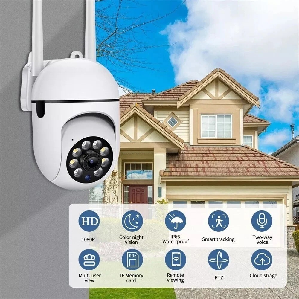 1-4Pack Wireless 5G WiFi Security Camera System Smart Outdoor Night Vision 1080P