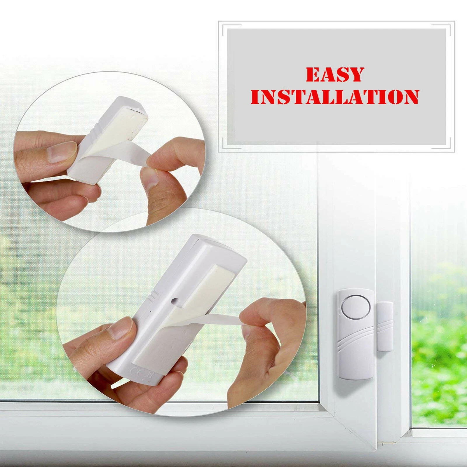 4 Home Safety Burglar Alarm Wireless System Security Device Door Window Sensor