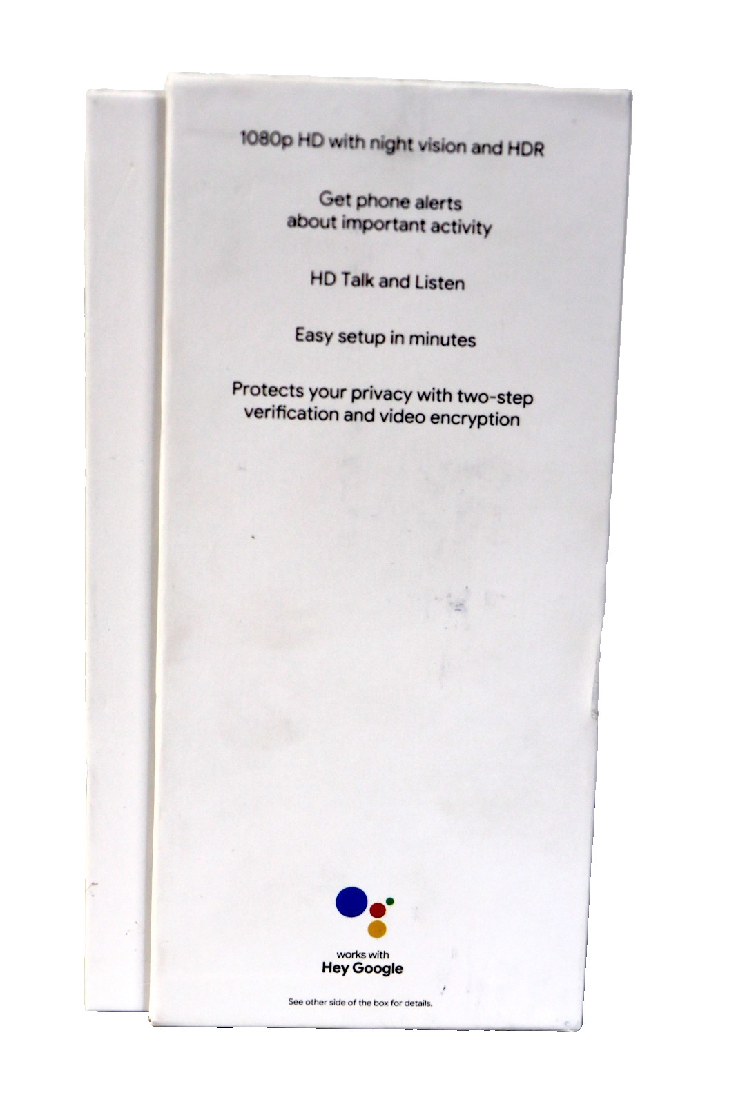 Google Nest Cam (Indoor, Wired, 2nd Gen) – Snow White