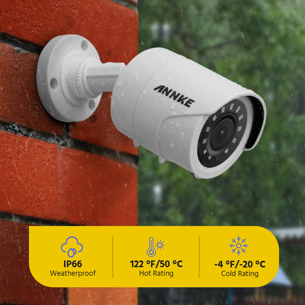 ANNKE Home Security Surveillance Camera 1080p HD 4IN1 Outdoor EXIR Night Vision