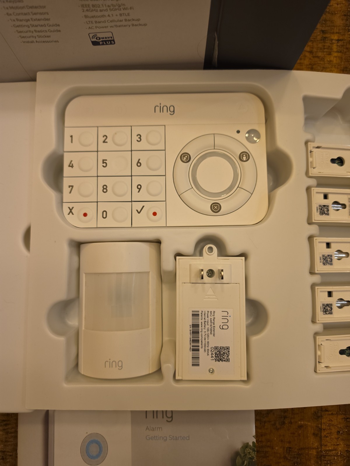 Ring Alarm Home Security System 5-Piece Kit Indoor Siren Home Safety Station