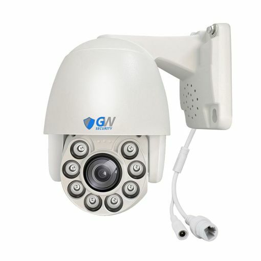 8CH NVR (3) 8MP 4K Pan Tilt Zoom 5X Optical Zoom Security Dome PTZ Camera System
