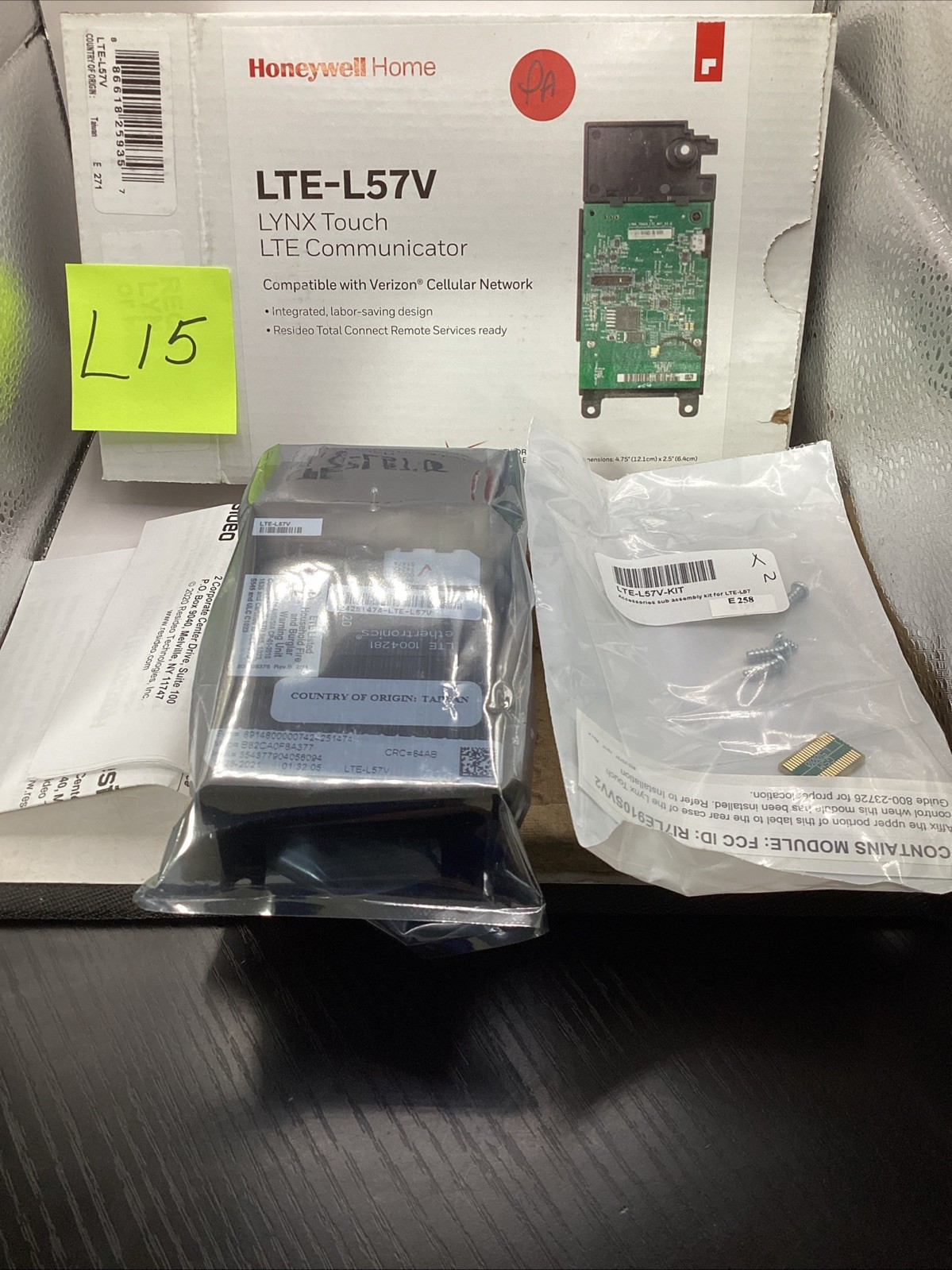 Honeywell Home LTE-L57V Lynx Touch LTE Communicator ? NEW