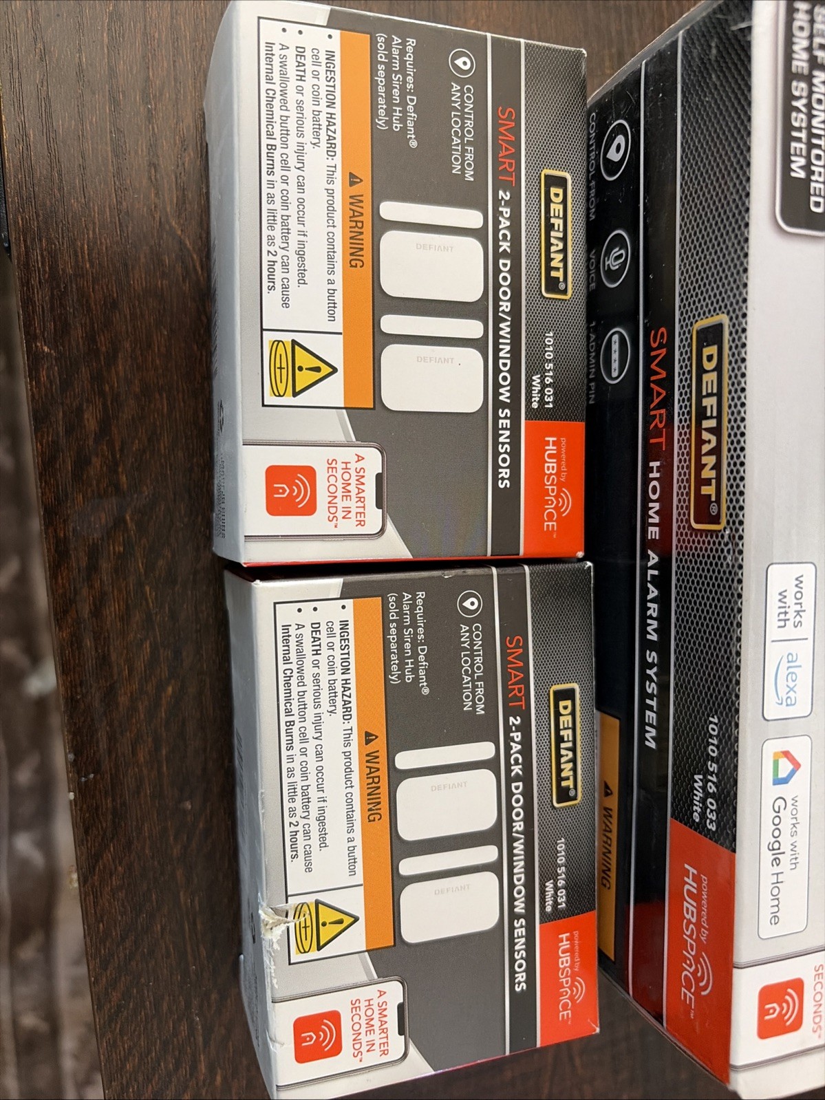 Defiant Smart Home Alarm System w/ WiFi & Bluetooth + 4 Extra Window Sensors NIB