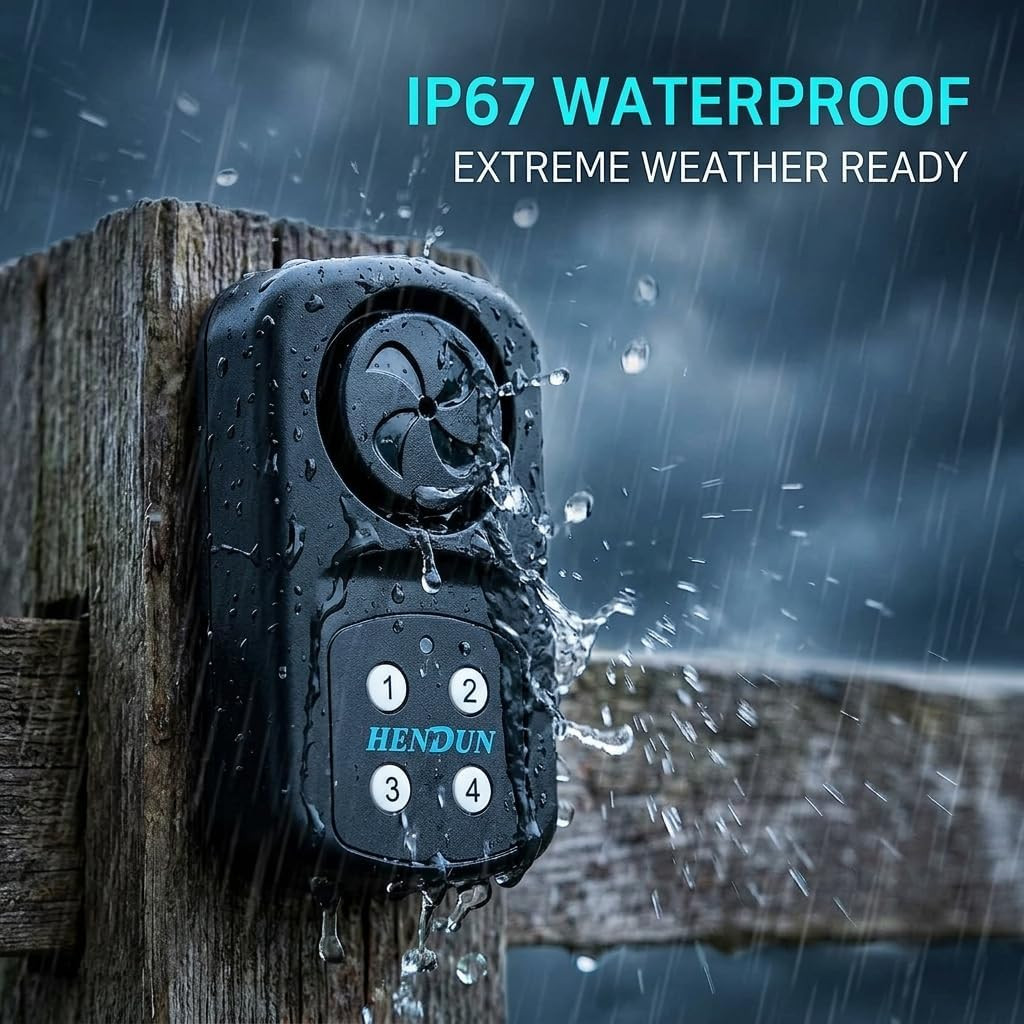 Outdoor Door Alarm with Remote Keypad, Waterproof Ip67,Inground Pool