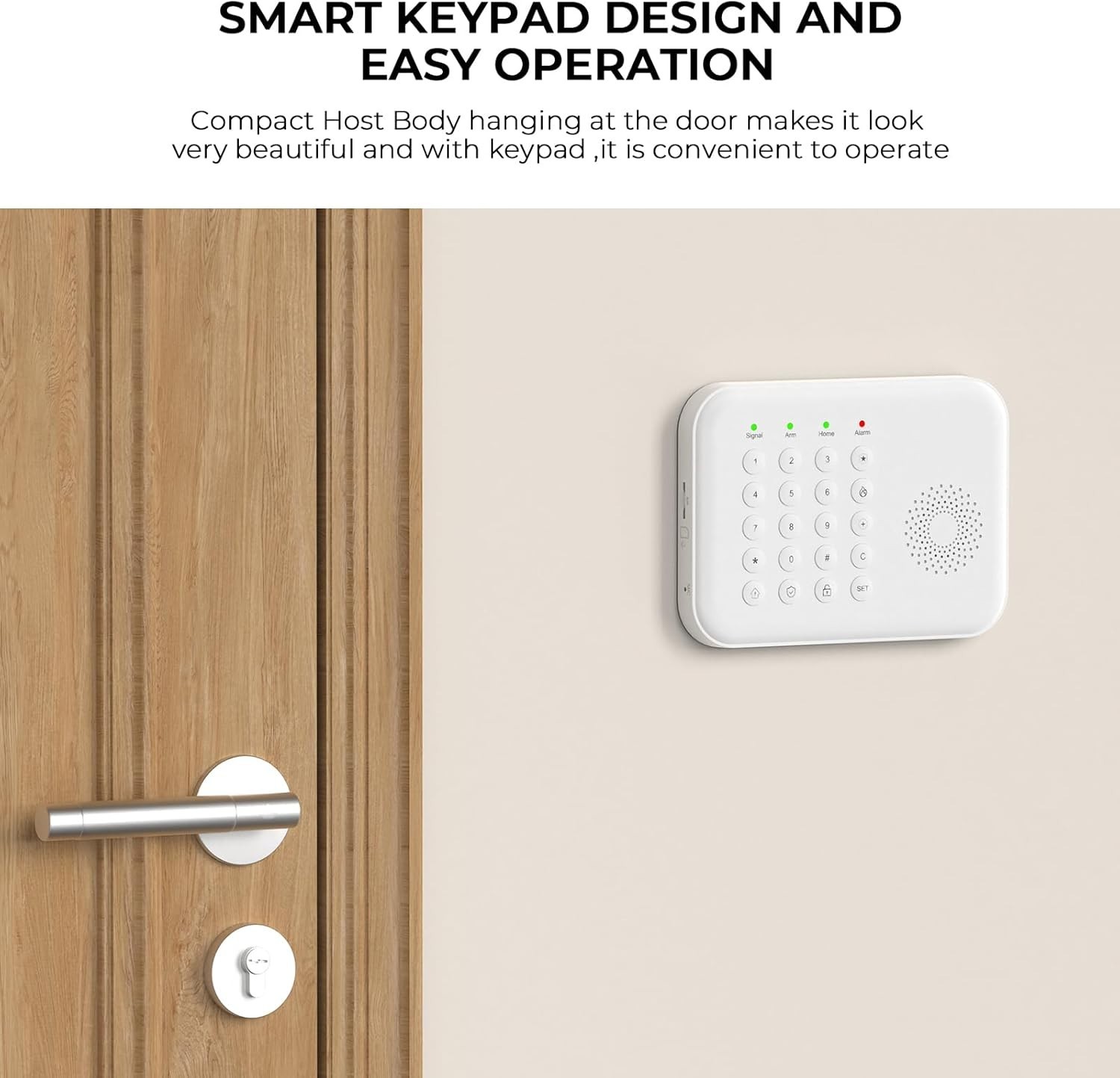Expandable Wireless Alarm System with Tuya App & Alexa/Google Assistant