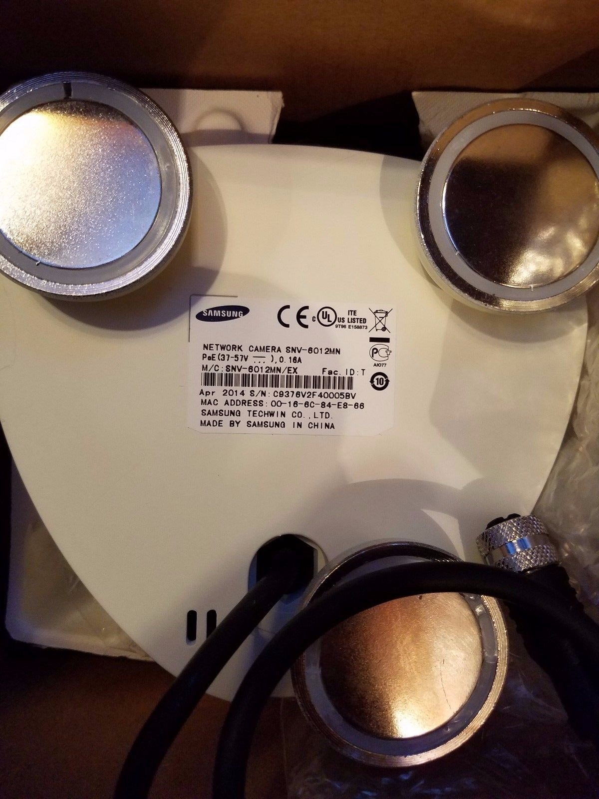 LOT OF 3!!! Samsung SNV-6012MN Best HD Outdoor Monitoring Surveillance Camera