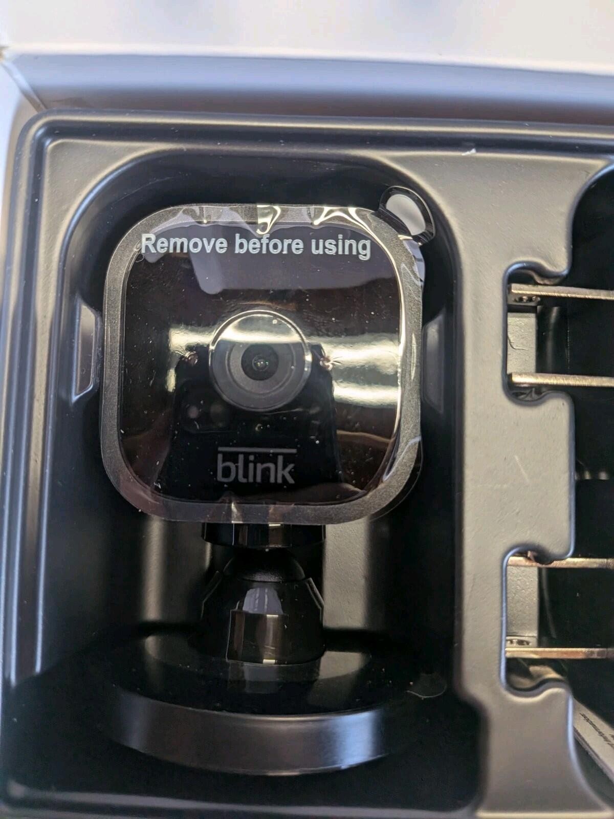 Blink Mini Indoor Plug-In HD Smart Security Cameras (2 Pack) Alexa New Black