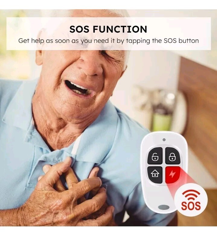 WiFi Door Alarm System, Wireless DIY Smart Home Security System, with Phone APP