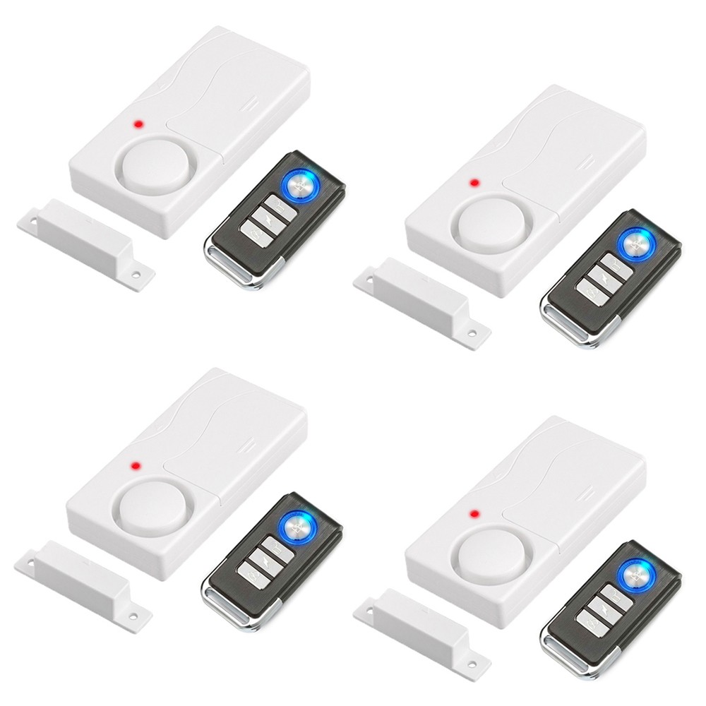 4 Set Security Alarm Entry DoorBell Open Motion Trigger Home Business Anti Theft