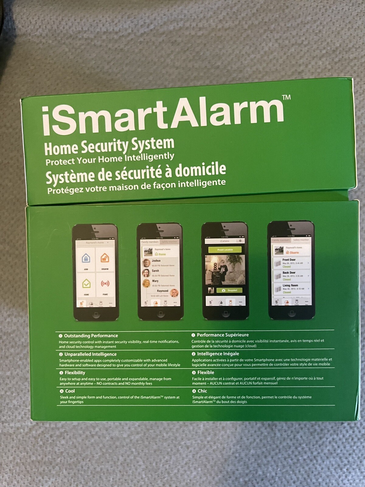 iSmartAlarm Home Security System Package