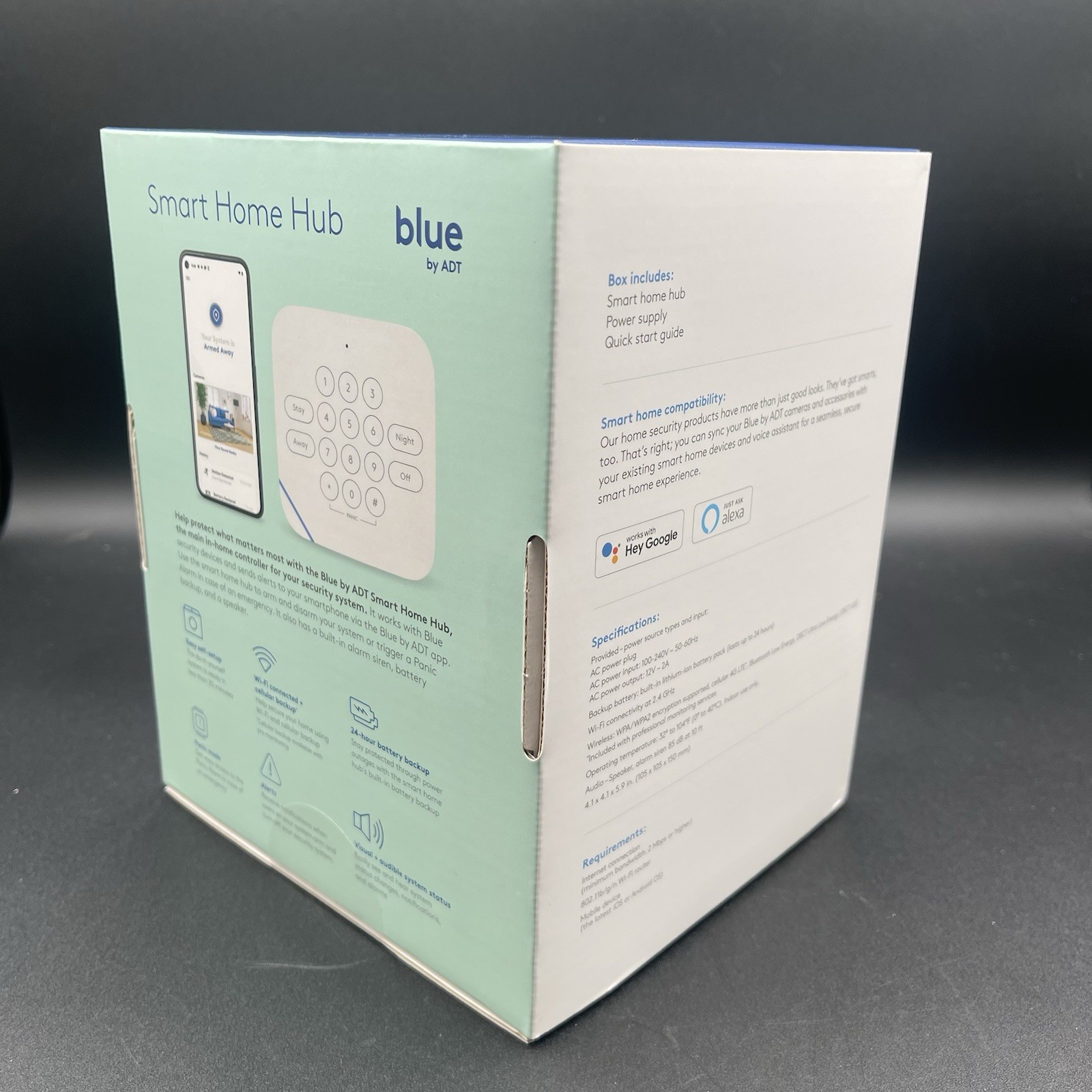 Sealed ADT Smart Home Hub S40LR1-01 White Home Security System NIB