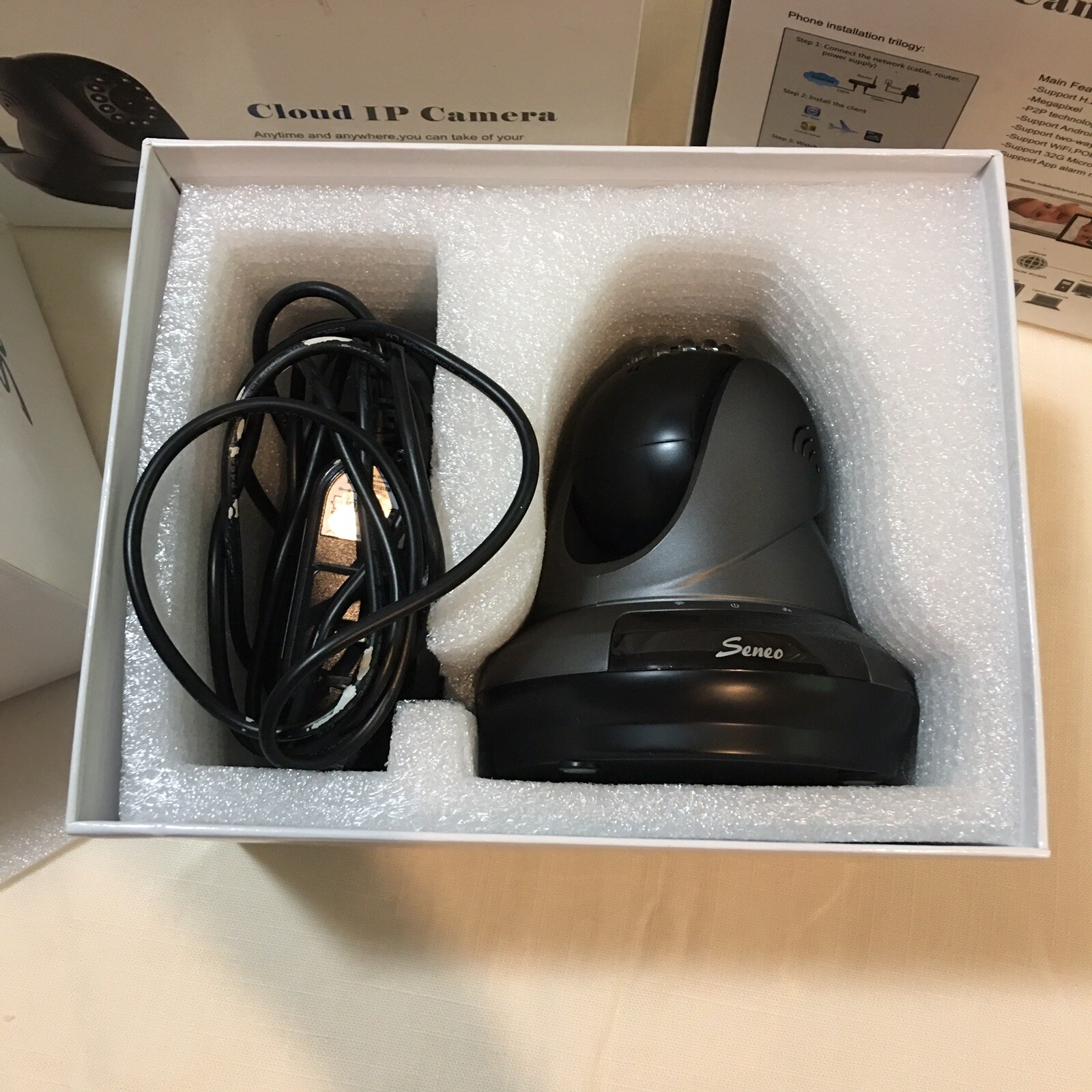 3 SENEO Cloud IP Security Cameras via IPhone Android IPad Thru Wireless or 3G